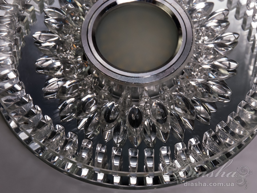 Кришталевий точковий світильник