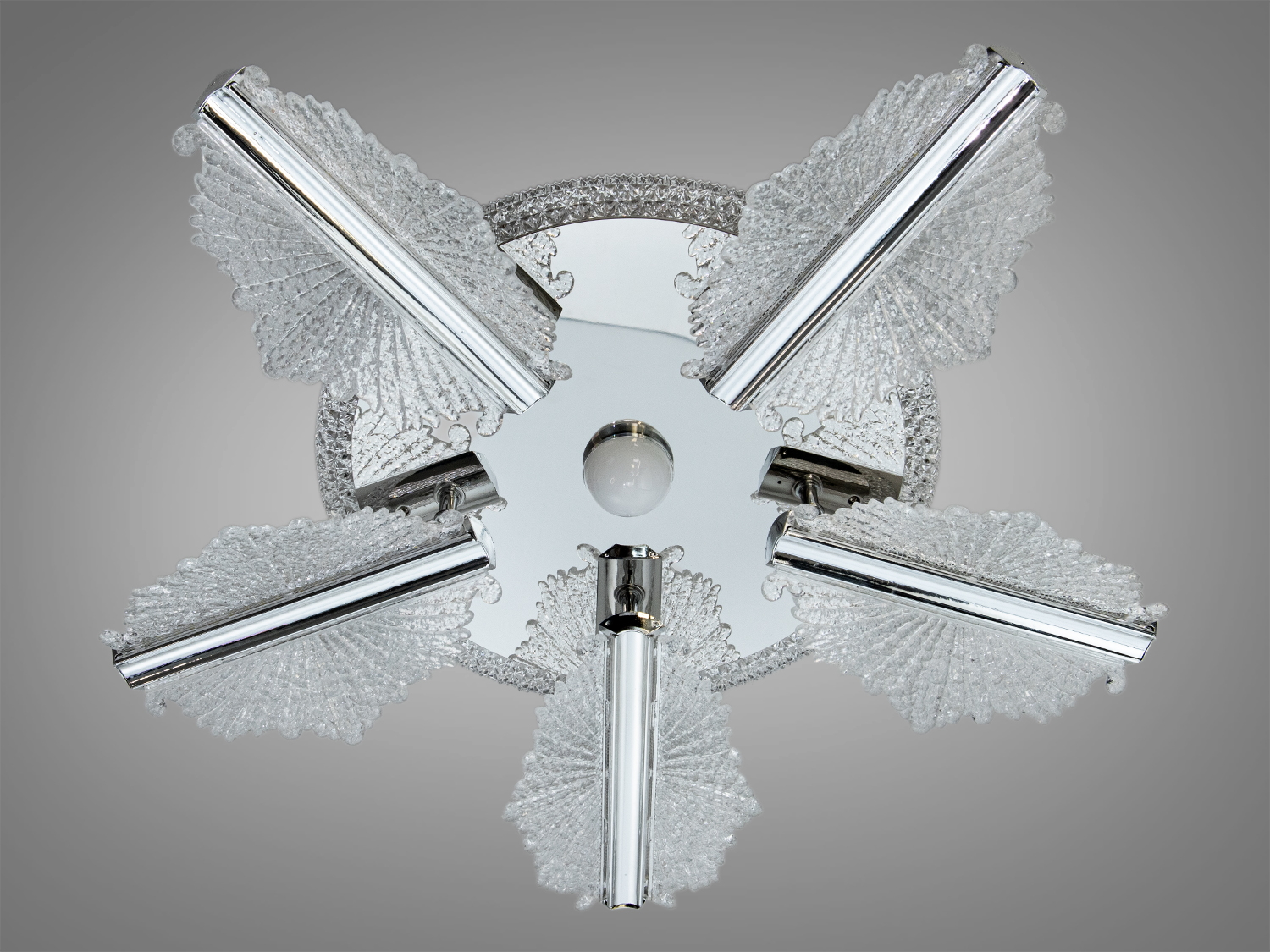 Люстра стельова Diasha хром LED 60W пульт димер