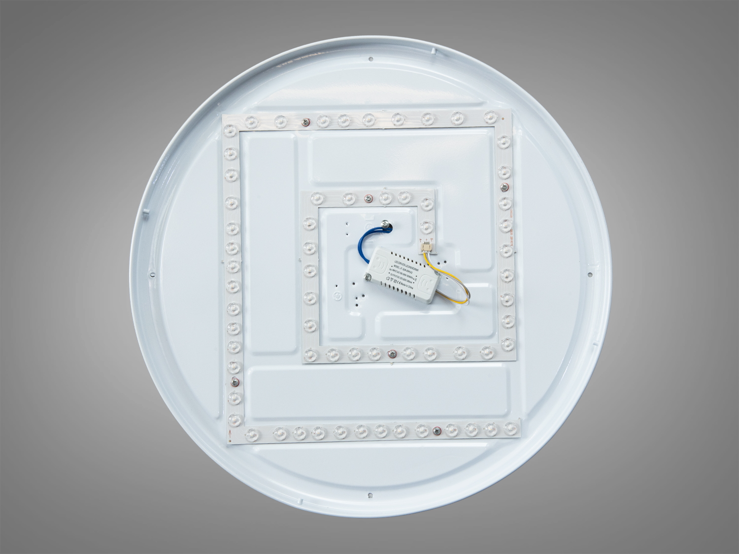 LED стельова панель 58 Вт сірий без пульта