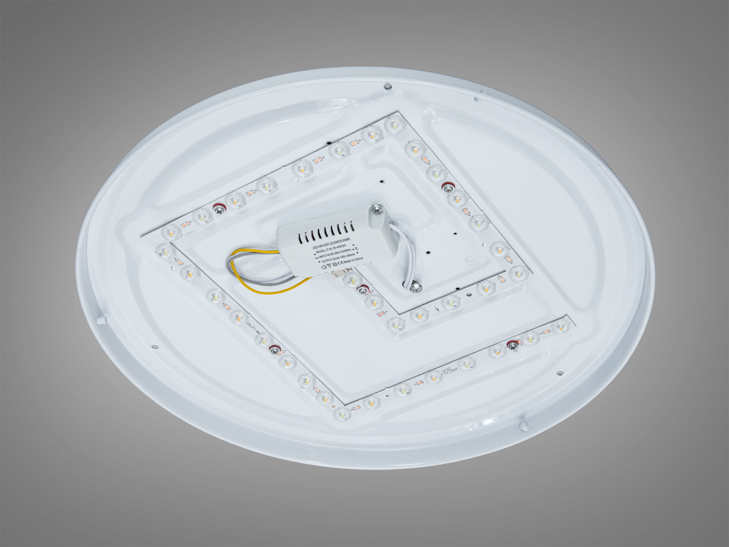 Світлодіодна стельова панель сіра 34 Вт без пульта