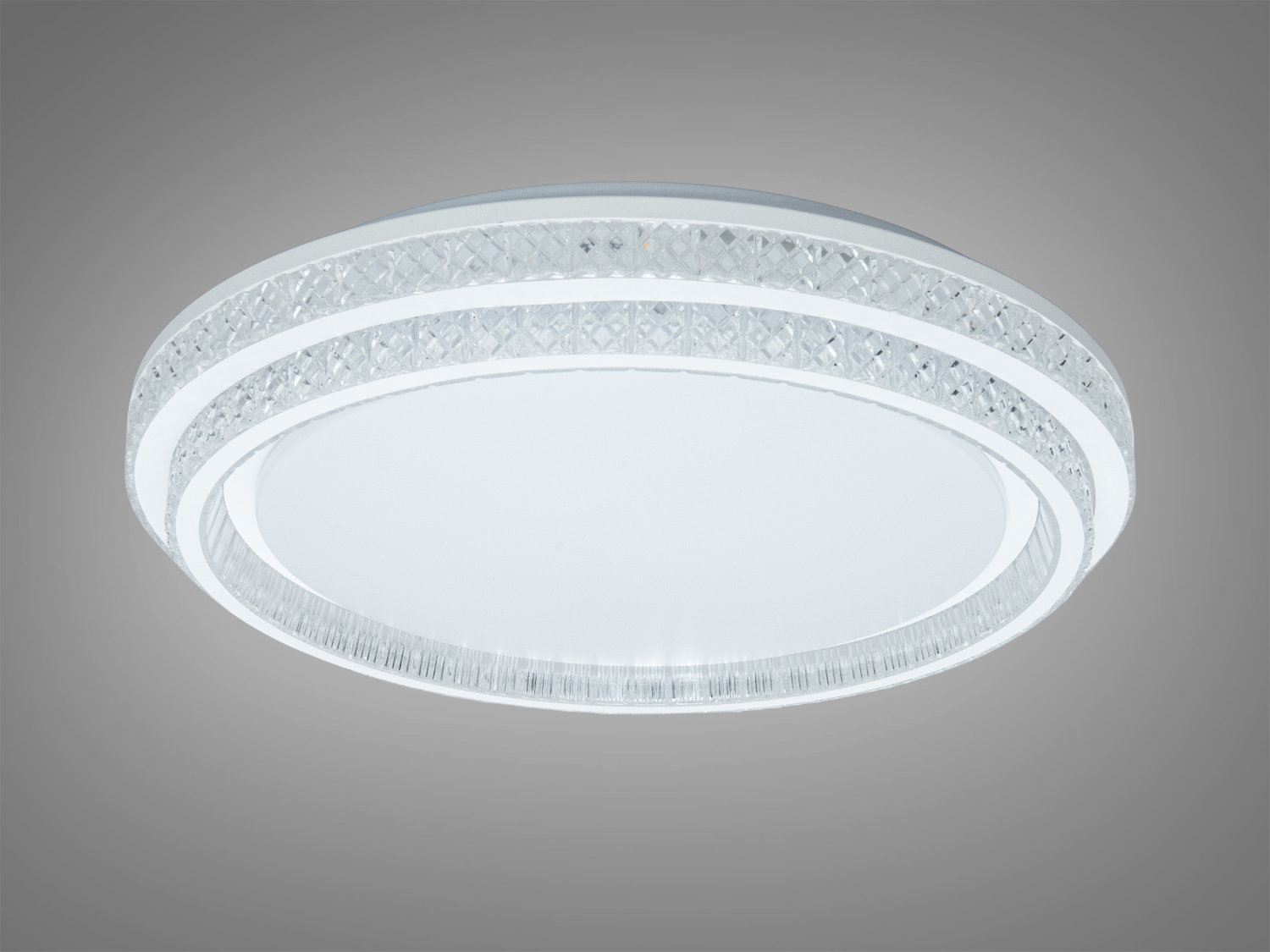 Світлодіодна стельова люстра біла 34 Вт до 6 м²