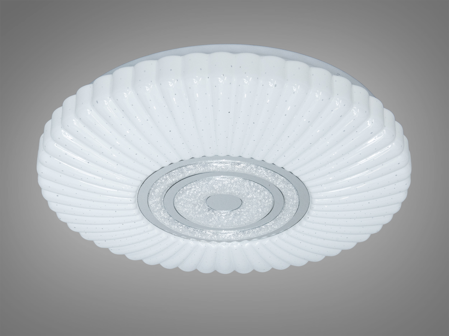 Світлодіодна люстра Diasha біла хром 34 Вт 6 м²