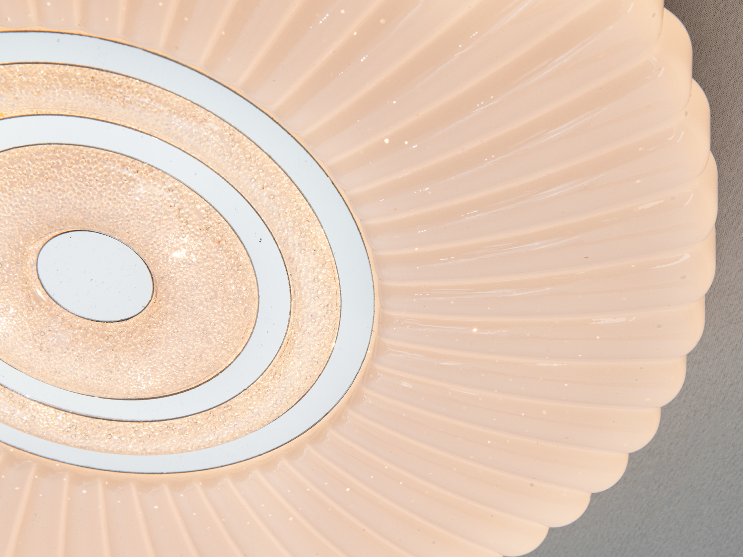 Світлодіодна люстра Diasha біла хром 34 Вт 6 м²