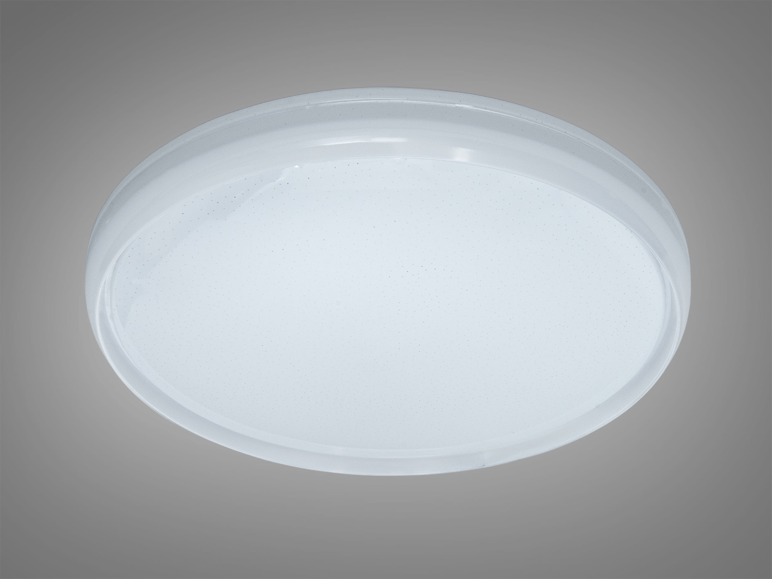 Люстра в прихожую LED W-30/500 белого цвета с металлическим каркасом и акриловыми элементами, светит мягким светом, уют в квартире в Харькове, современная потолочная атмосфера