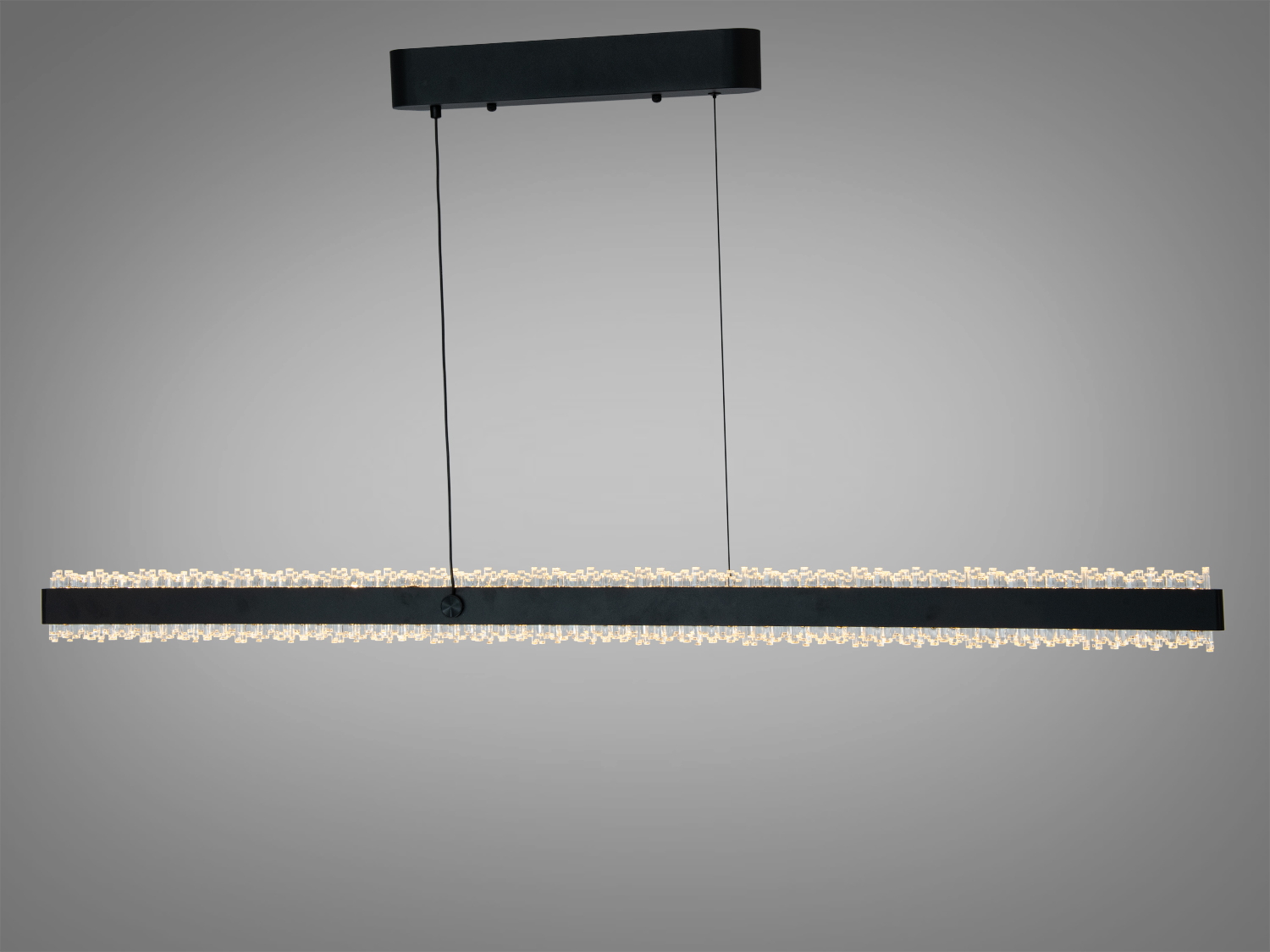 Лед подвес для кухни XH1002/1200BK Diasha черный — современный стиль, освещение обеденной зоны, город Львов, создаёт уют и ровное белое или теплое свечение для семьи